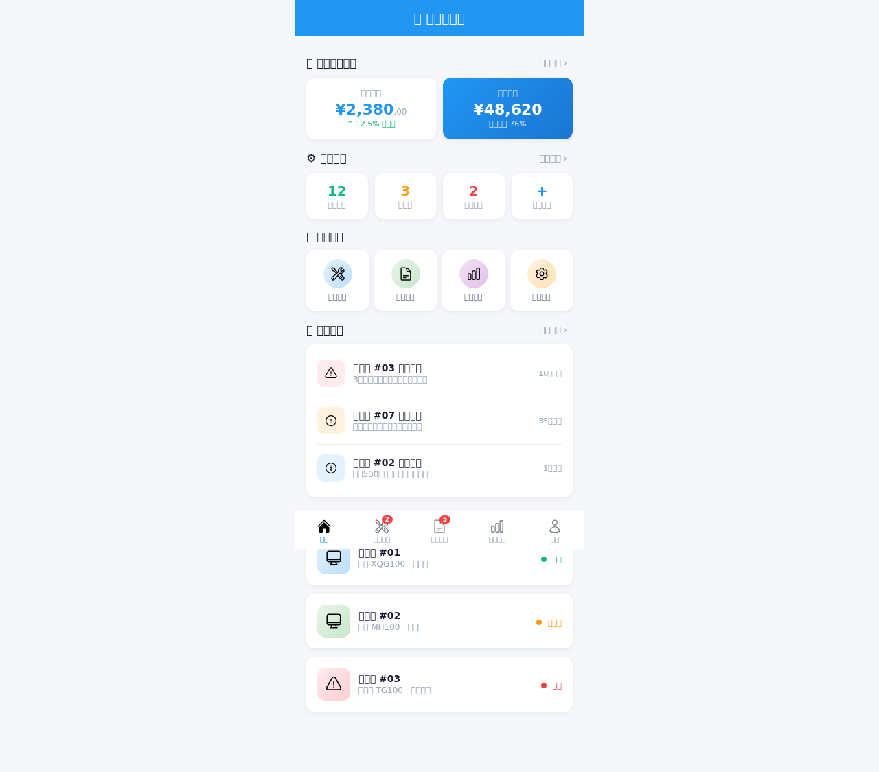 自助洗衣店商家端